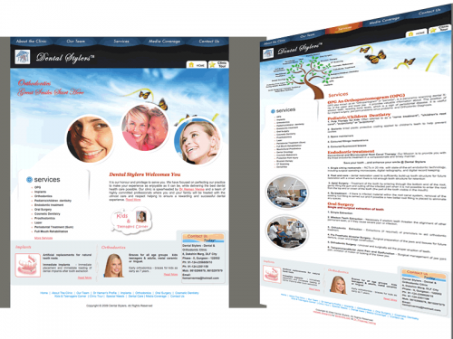 Dental Stylers Gurgaon Medical Website Design | Dental Website Design | Websites for Healthcare