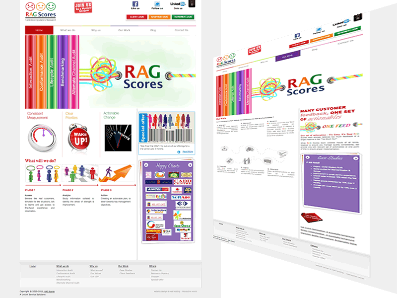 RAG Scores Consulting Website Design