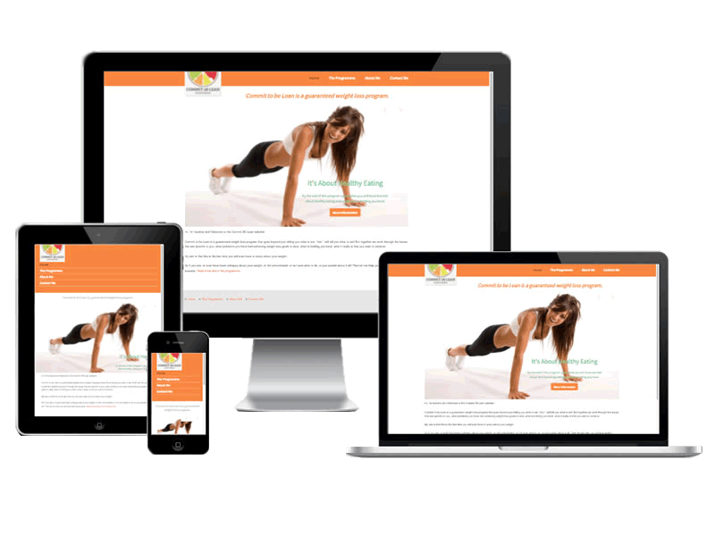 Commit 2B Lean Fitness Website Design Australia